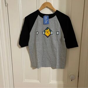 The Disney Store Vintage NWT Pooh Baseball T Shirt Small circa 2001